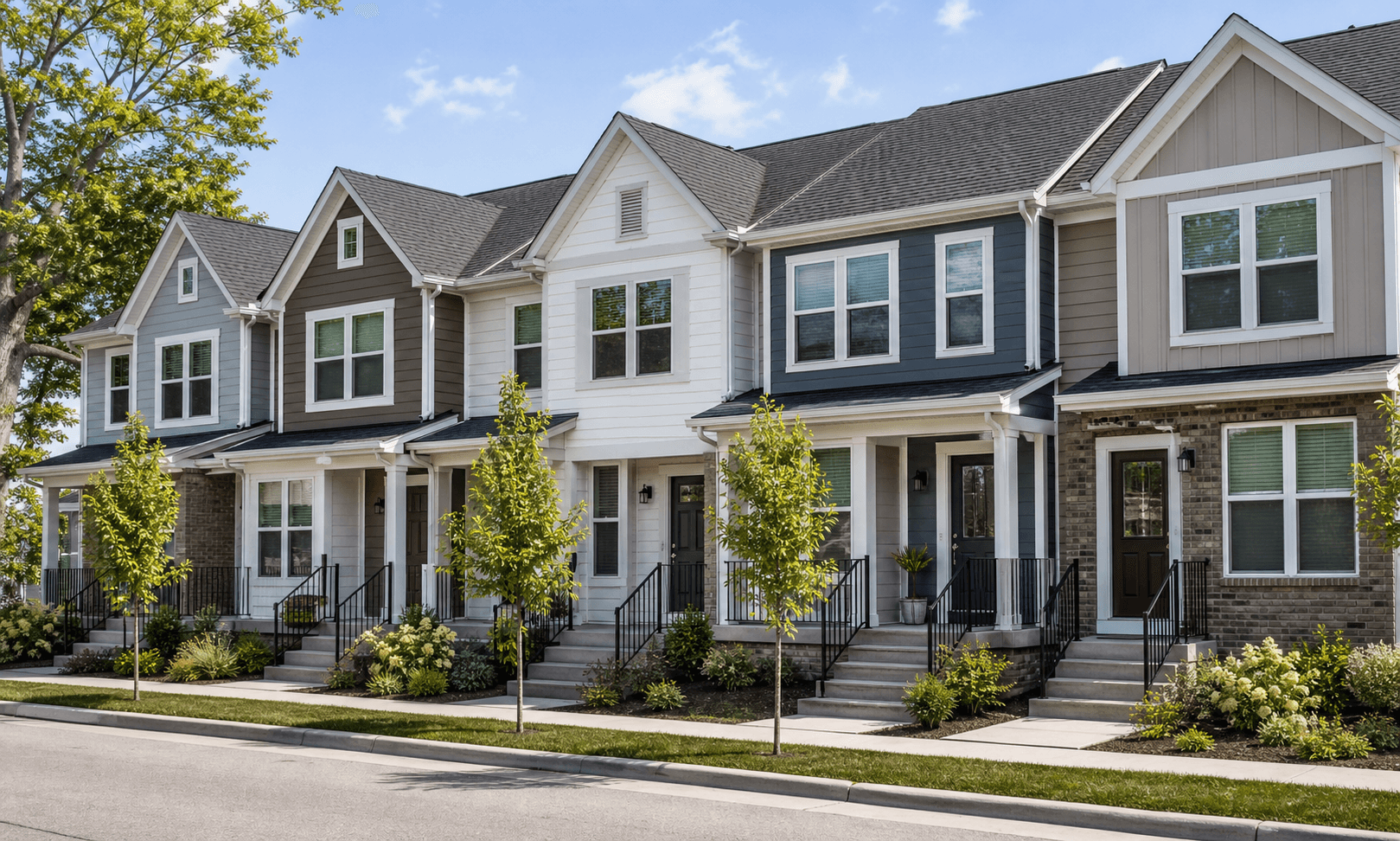 Photo-real repeatable housing production model connecting multiple communities